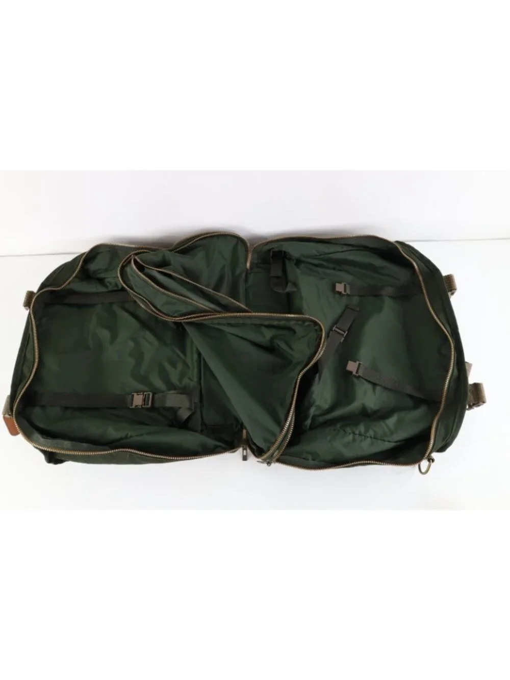 Vtg Tumi Dakota Distressed Cordura Ballistic Nylon Leather Trim Handled Bag USA